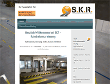 Tablet Screenshot of fahrbahnmarkierung-rapp.de